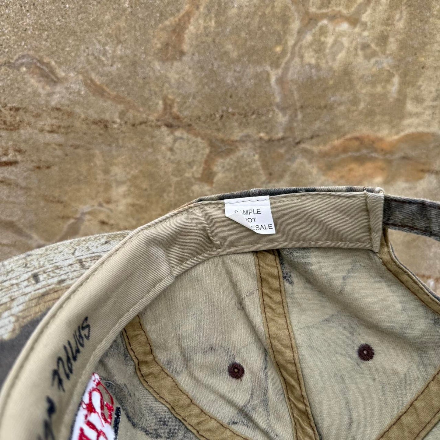 Vintage 90s Hoosiers Indiana University Sample Camo Hat