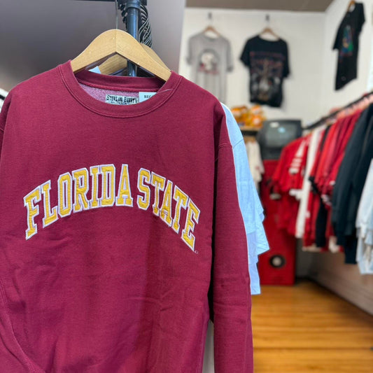 Vintage 90s Florida State Steve and Barry’s Spellout Crewneck - Large