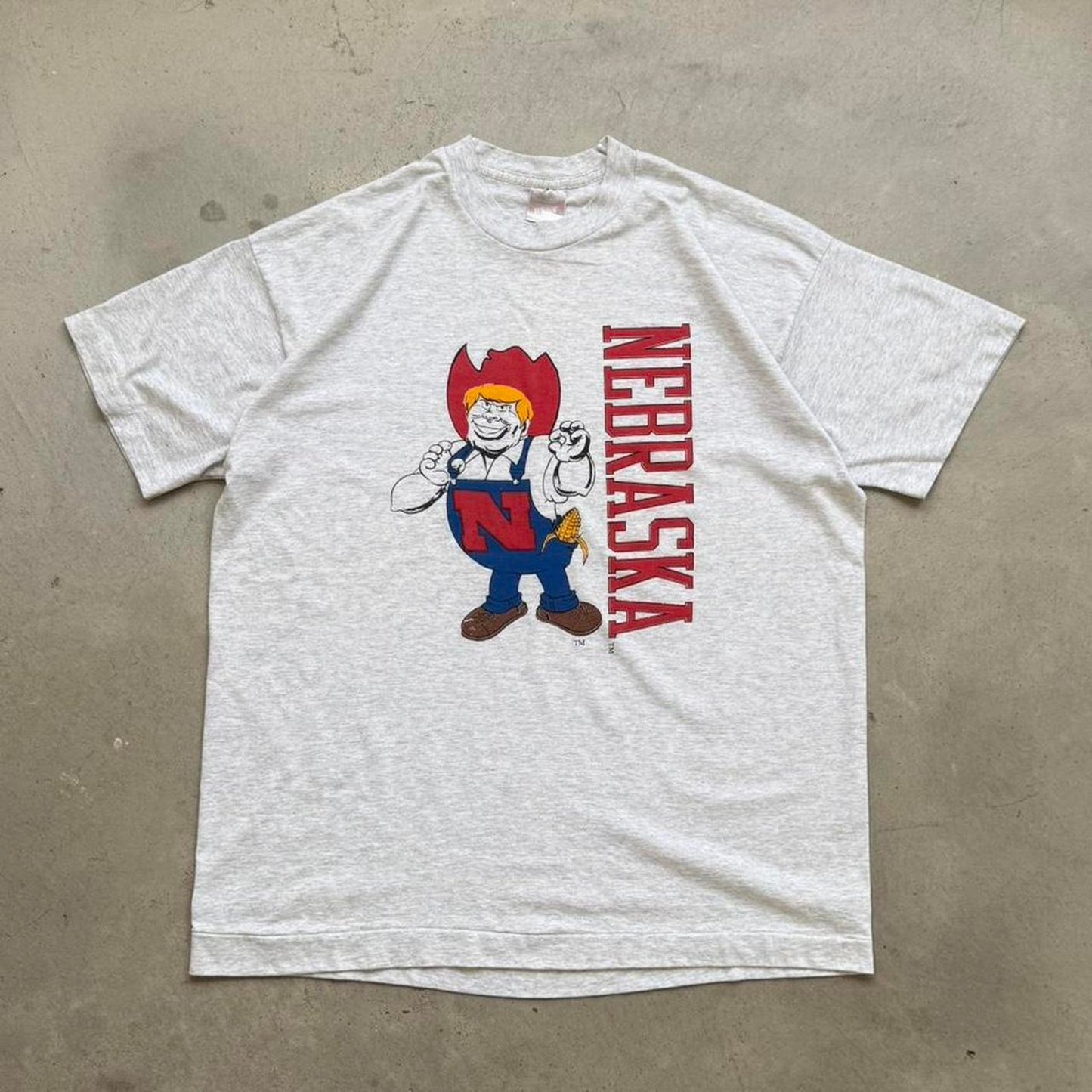 Vintage 90s Nebraska Huskers Herbie T-Shirt - X-Large
