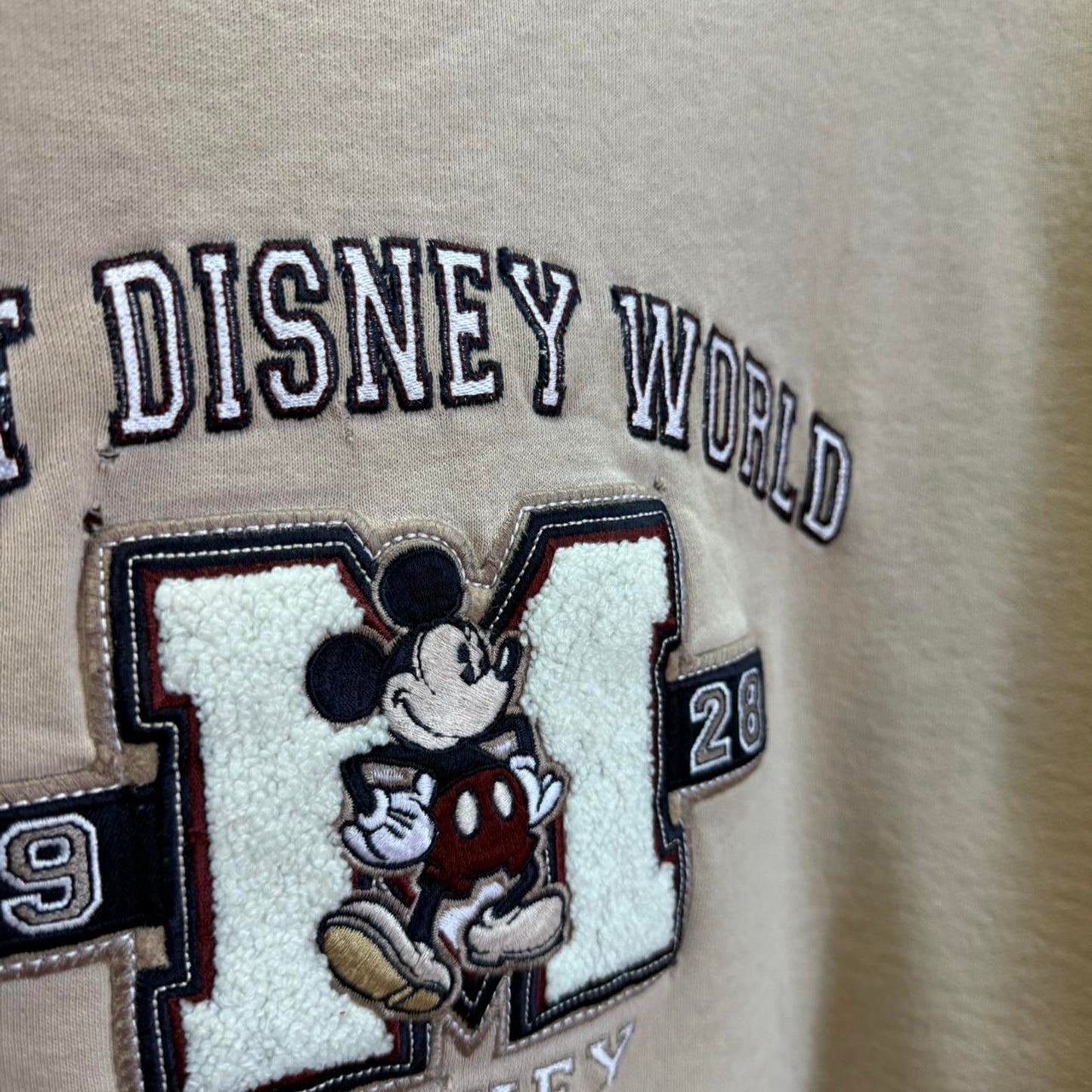 Vintage 90s Mickey Mouse Earth Tone Crewneck - XX-Large