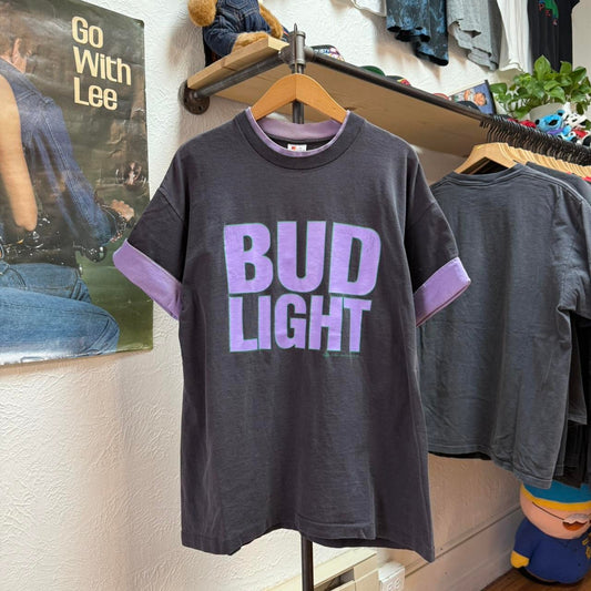 Vintage 90s Bud Light Budweiser Alcohol T-Shirt - X-Large