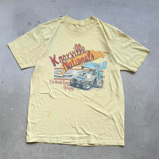 Vintage 1983 Knoxville Dirt Track Racing T-Shirt - X-Large