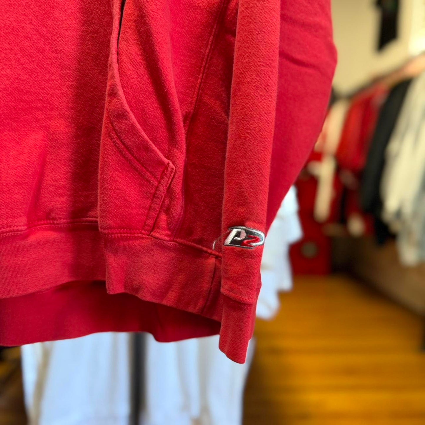 Vintage 90s Nebraska Huskers Cursive Spell Out Hoodie - X-Large