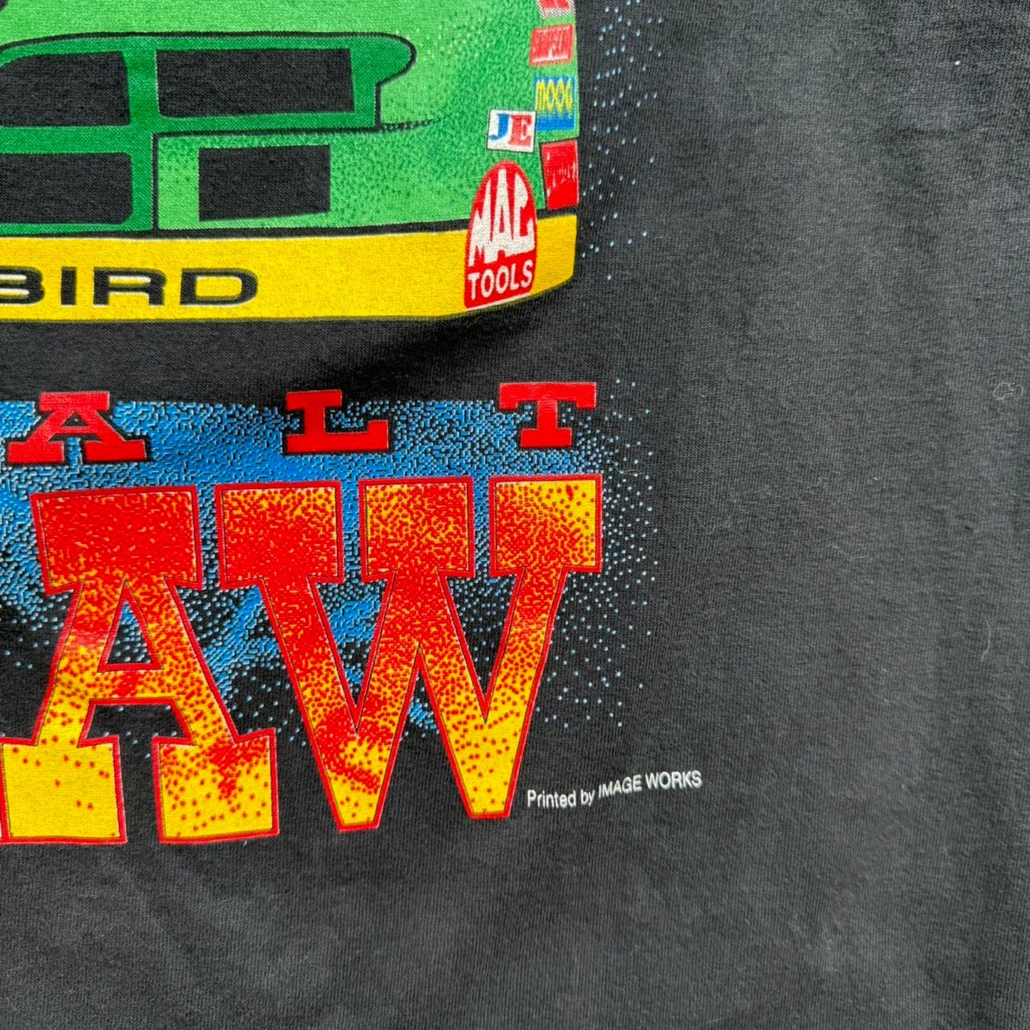 Vintage 90s Quaker State NASCAR Steve Kinder Racing Race Car T-Shirt - X-Large