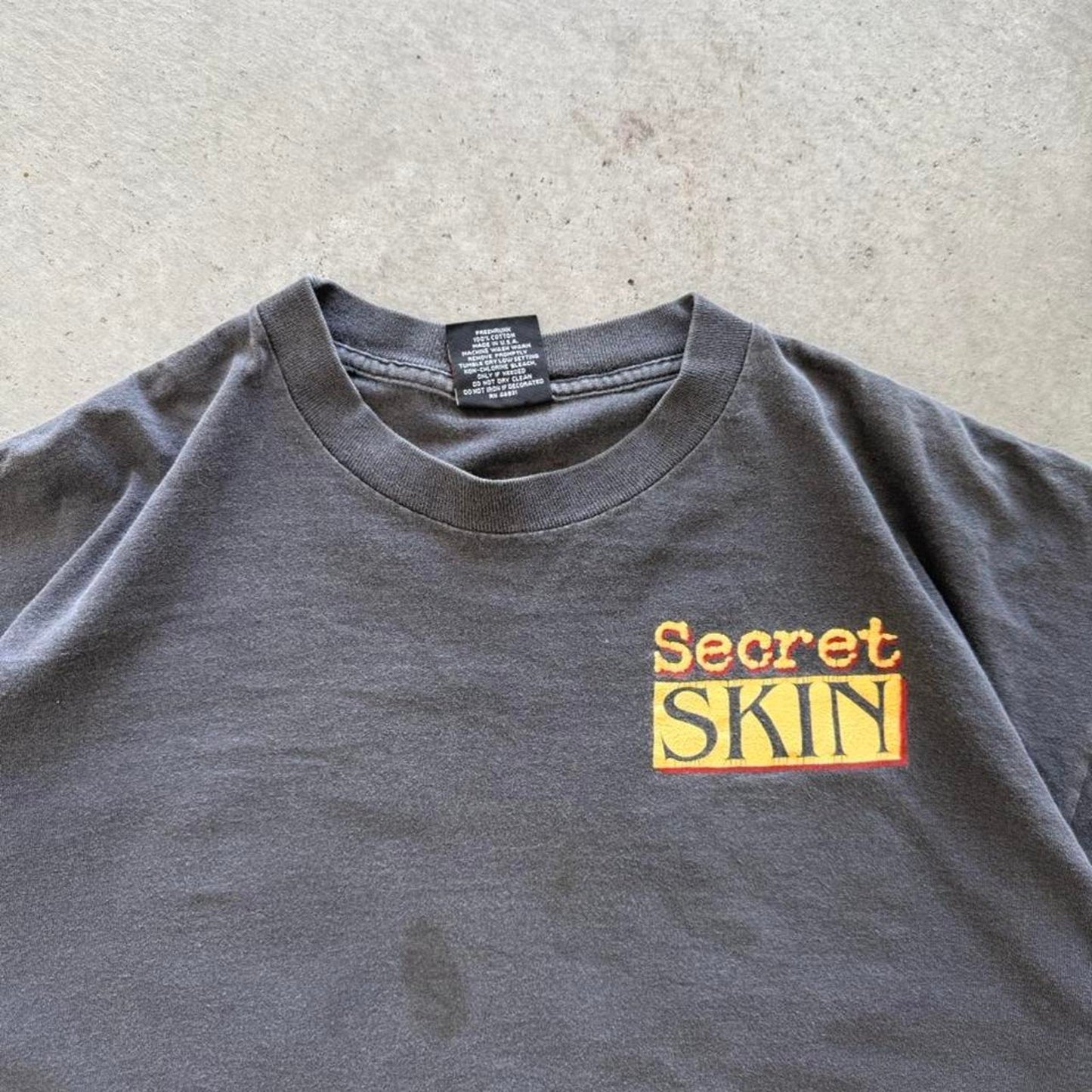 Vintage 90s Secret Skin Band T-Shirt - X-Large