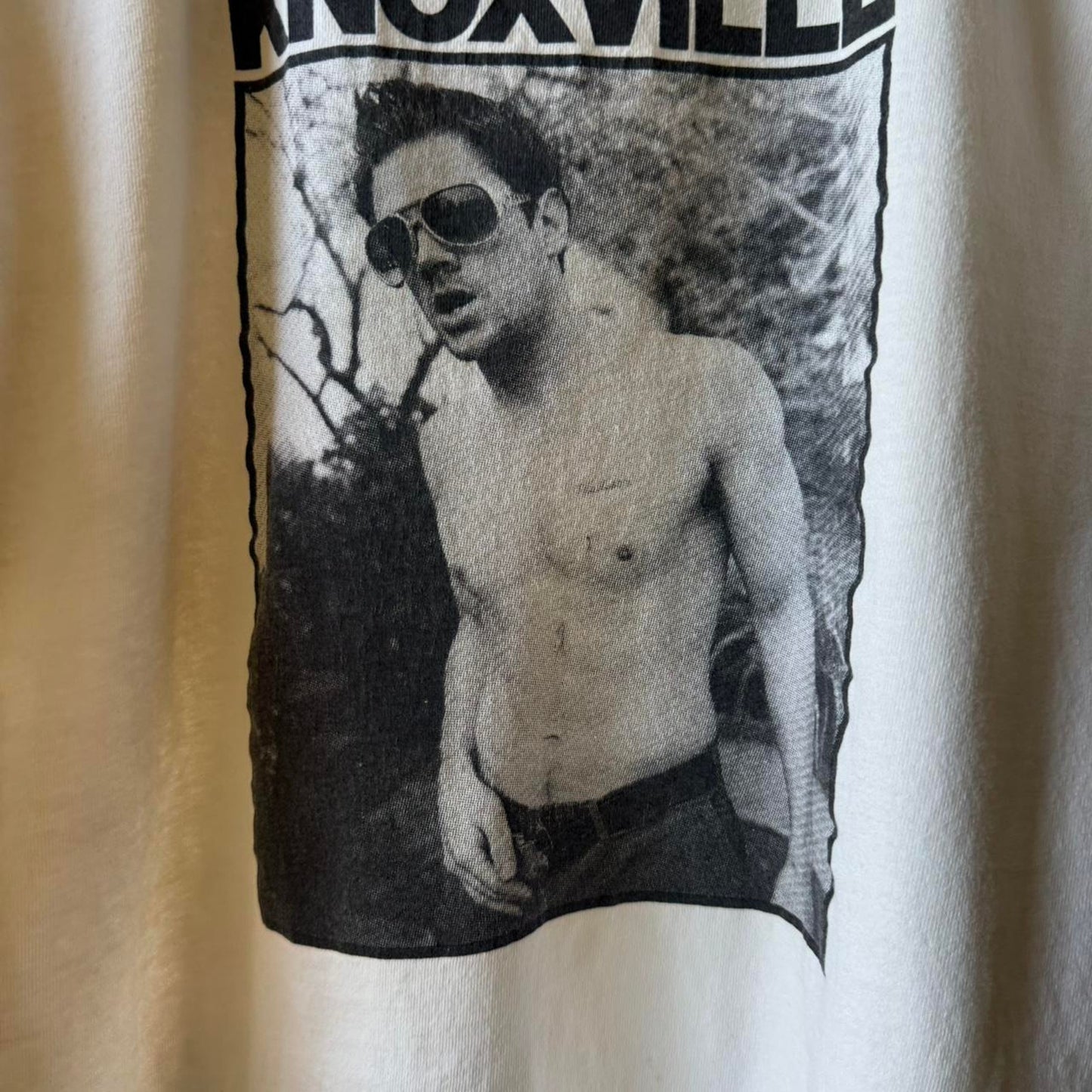 Vintage Johnny Knoxville Jackass Ringer T-Shirt - Large