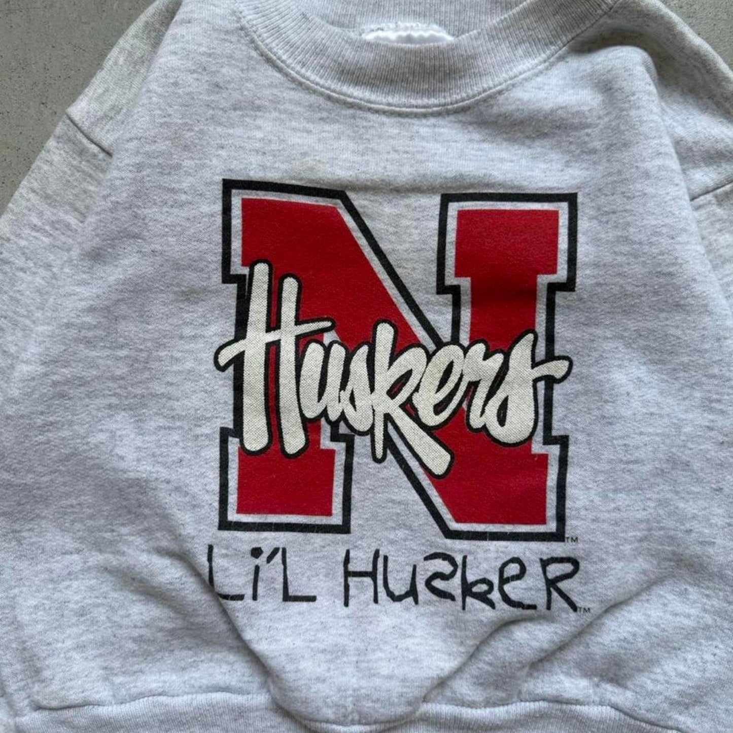 Vintage 90s Nebraska Lil Husker Crewneck - Kids 2T