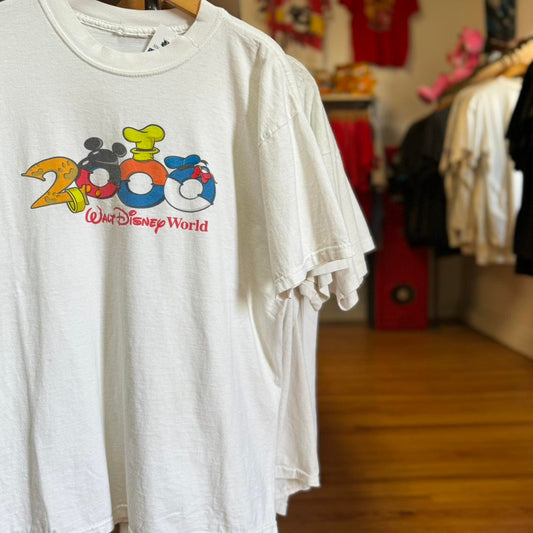 Vintage Y2K Disney Mickey Mouse Goofy Walt Disney World T-Shirt