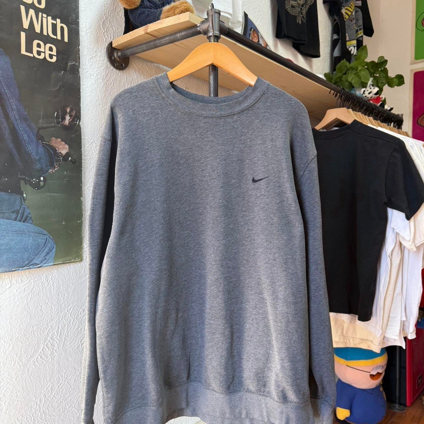 Vintage 90s Nike Side Swoosh Crewneck - X-Large