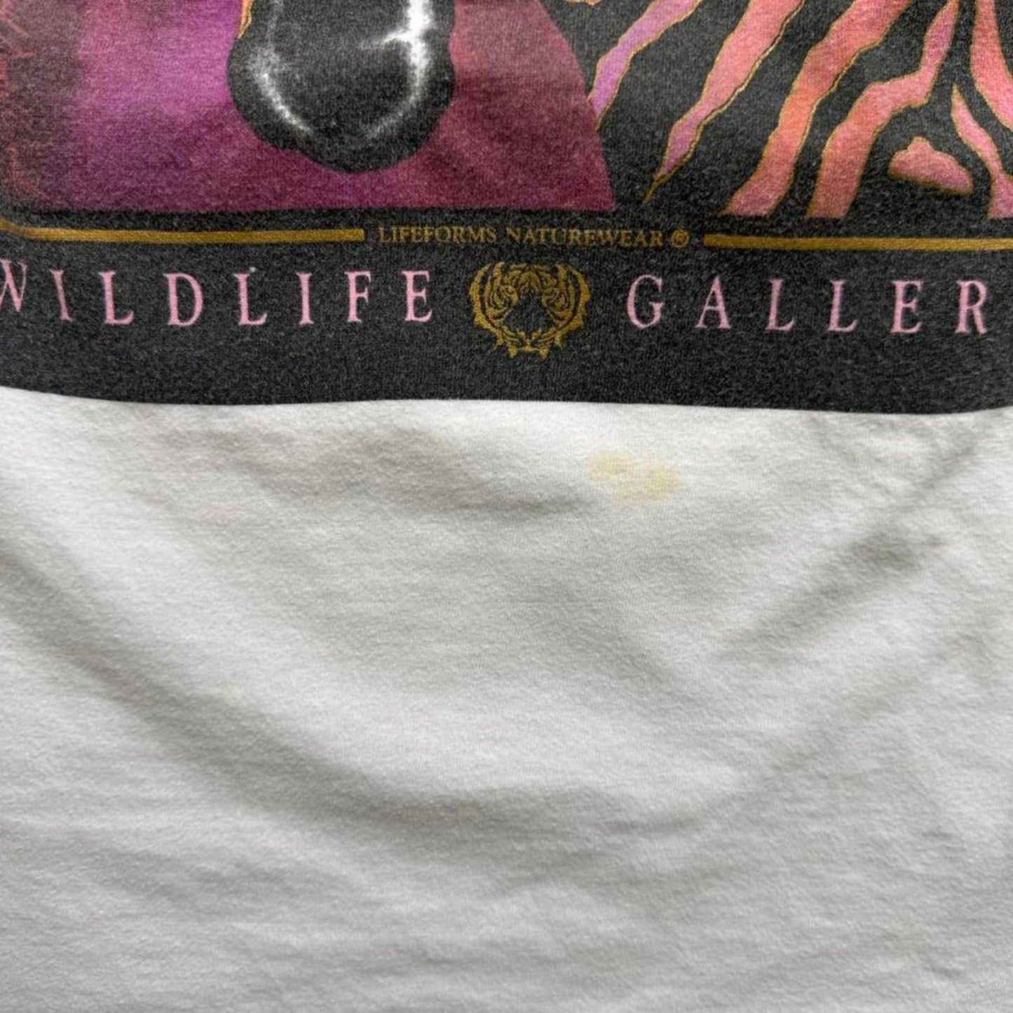 Vintage 90s Zebra Wildlife Gallery Animal T-Shirt - X-Large