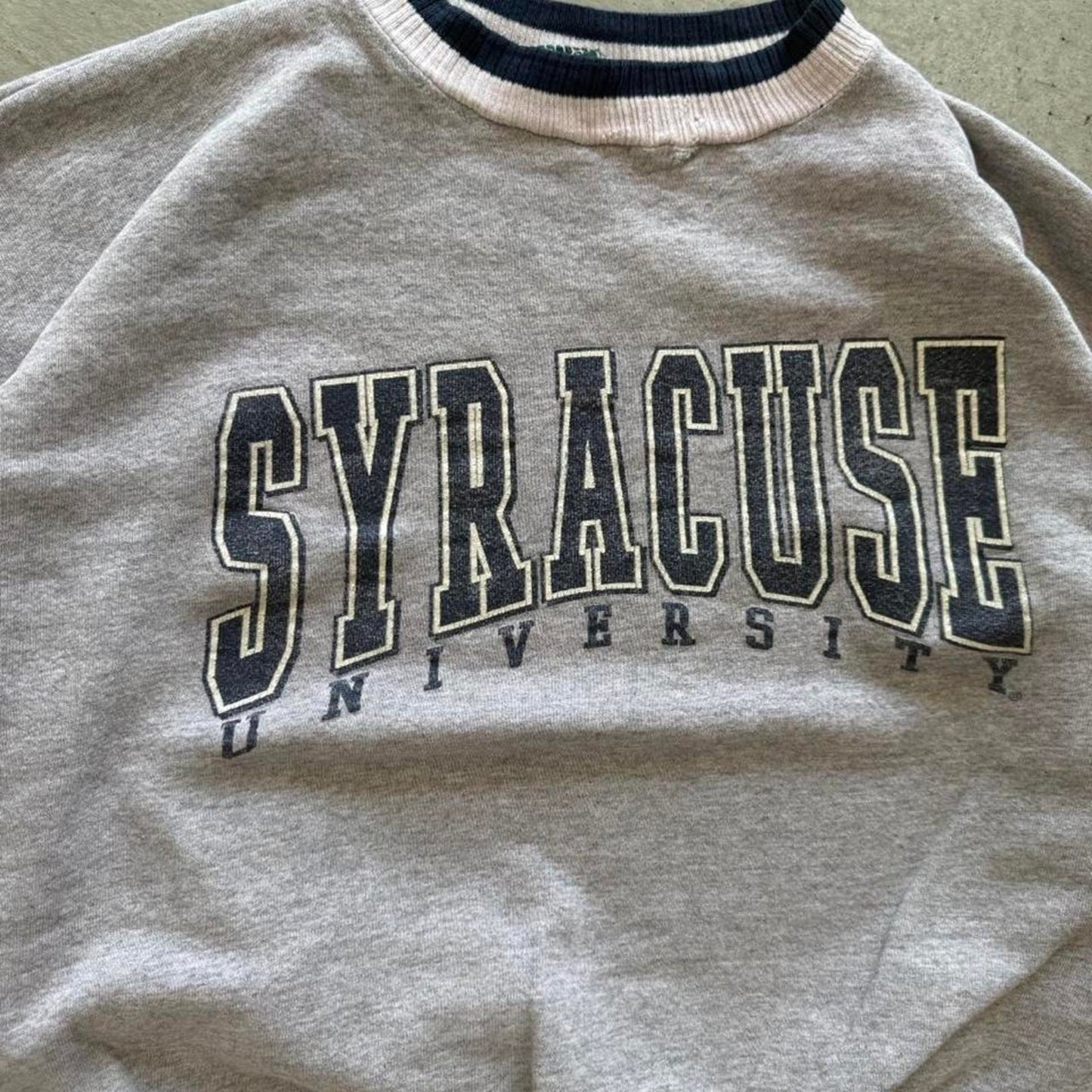 Vintage 90s Syracuse University Crewneck - Large