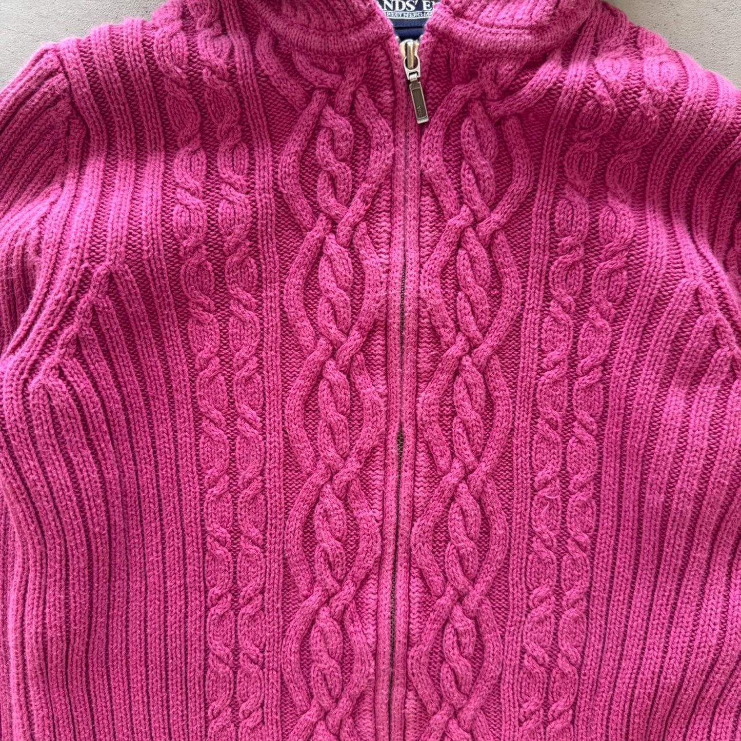 Vintage Y2K Knit Zip Up - 14W