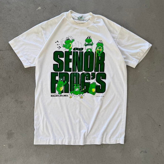 Vintage 90s Senor Frogs Animal Frog T-Shirt - X-Large