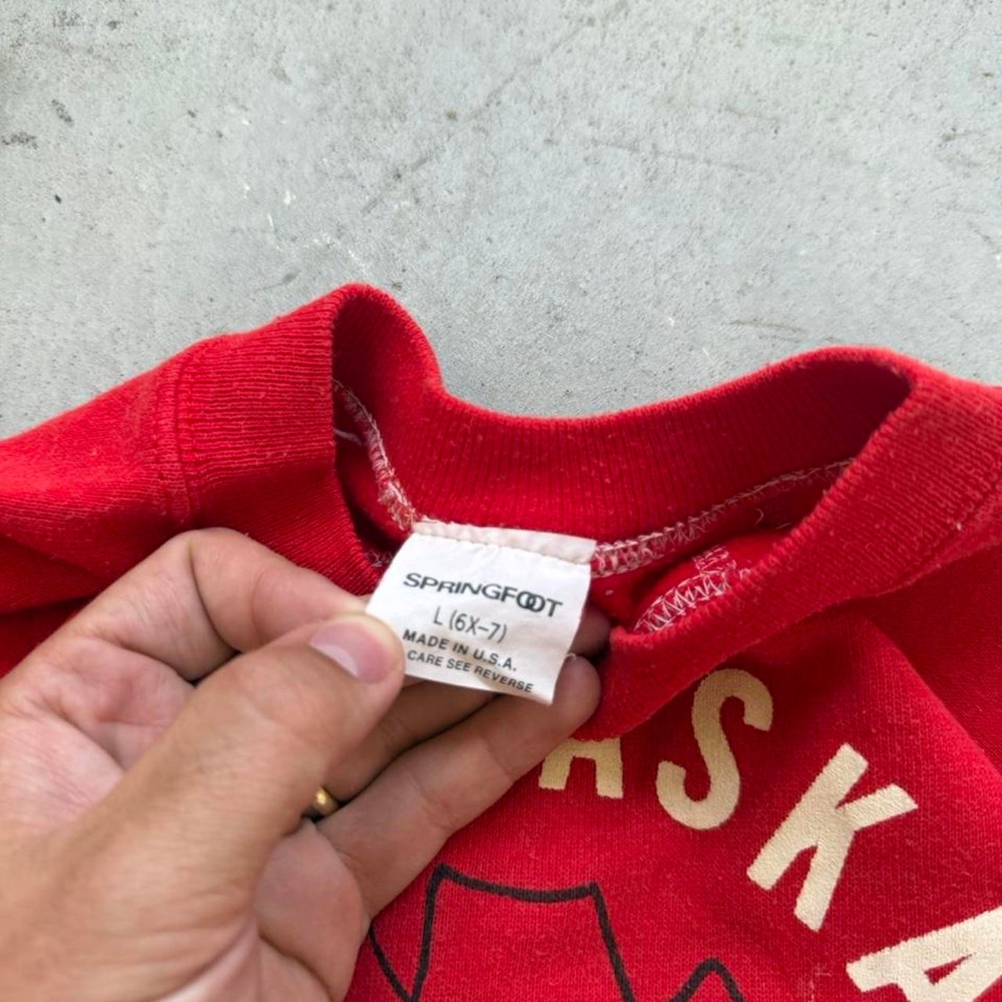 Vintage 90s Nebraska Huskers Herbie Crewneck - Kids Large 6X-7