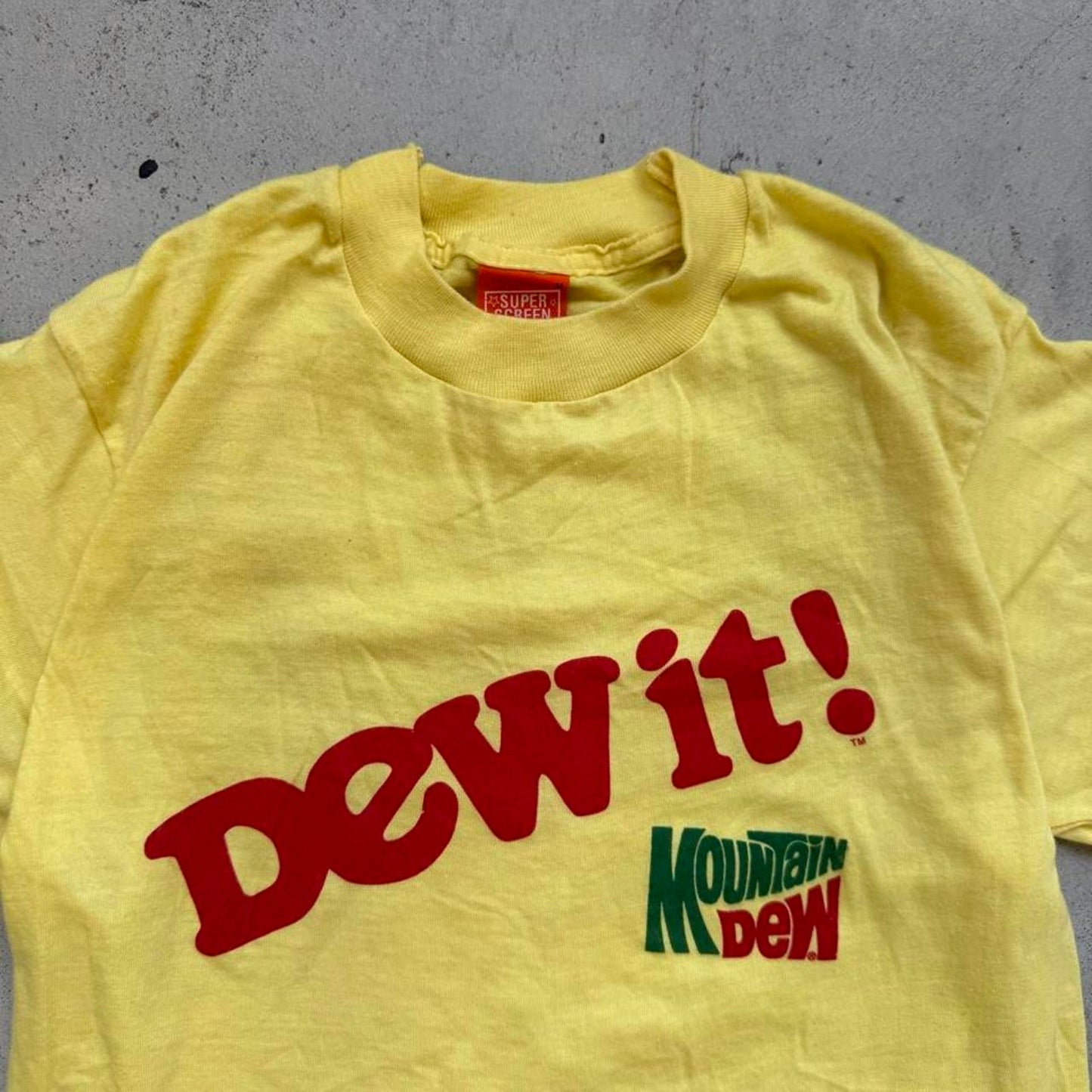 Vintage 80s Mtn Dew It Promo T-Shirt - Medium