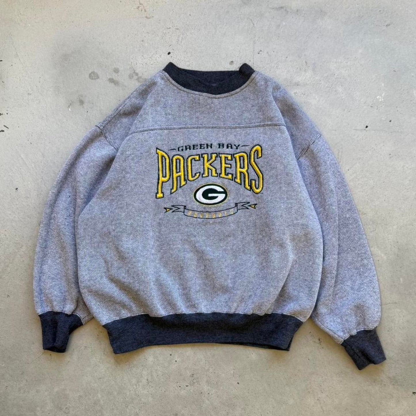 Vintage 90s Green Bay Packers NFL Football Crewneck - Medium