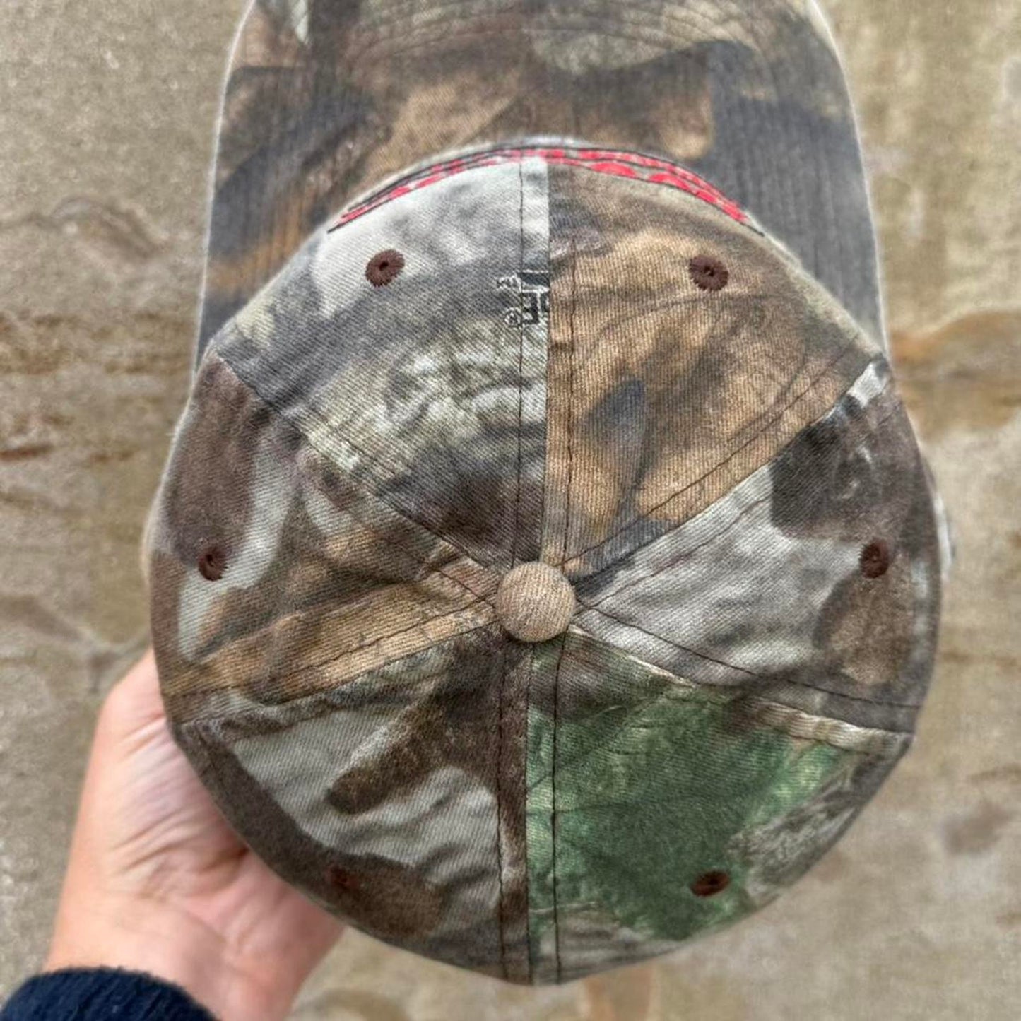 Vintage 90s Hoosiers Indiana University Sample Camo Hat
