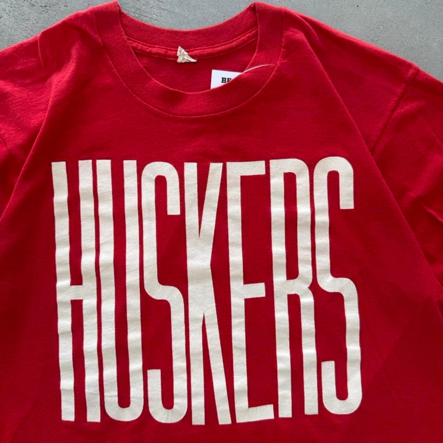 Vintage 90s Nebraska Huskers T-Shirt - Large