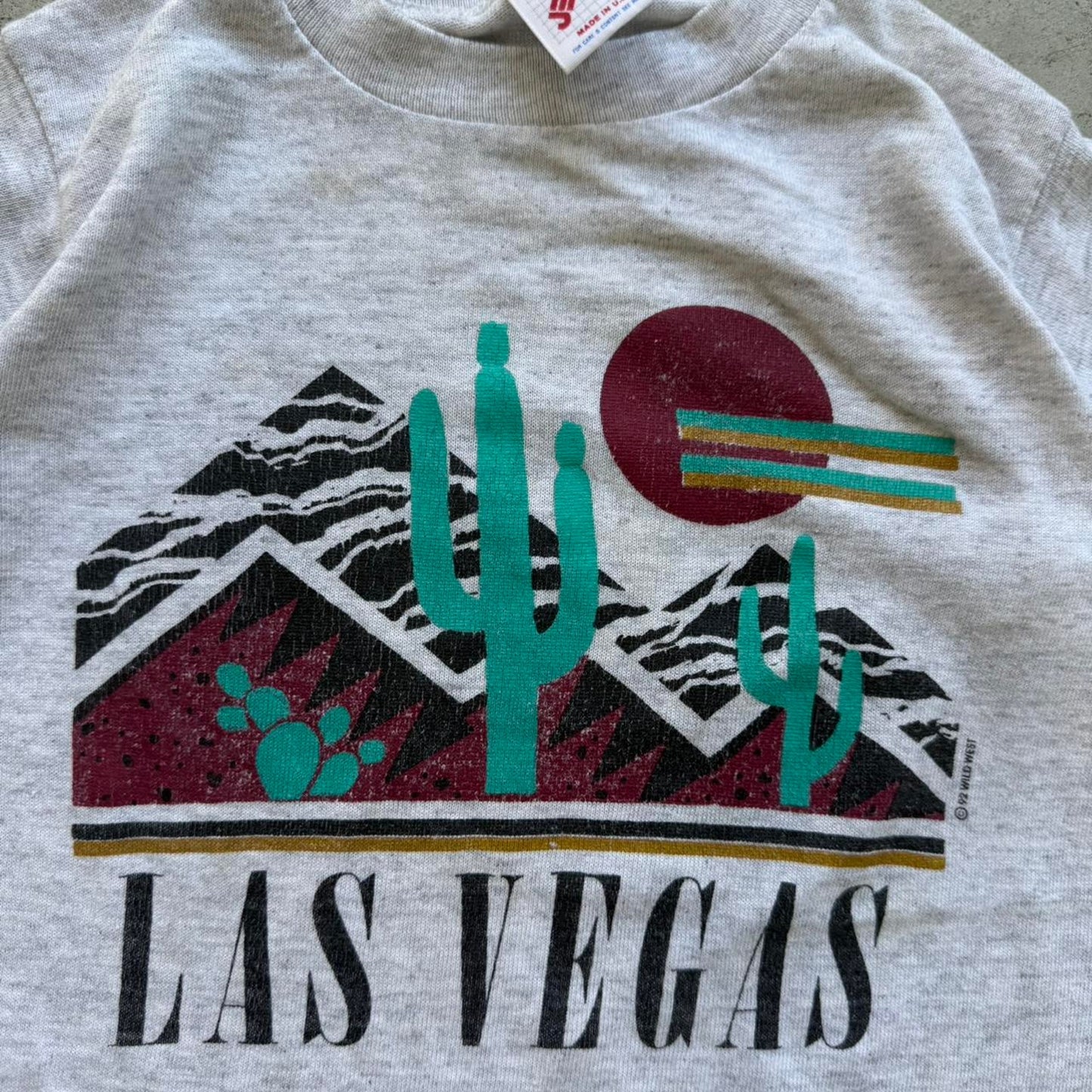 Vintage 90s Las Vegas Mountain Desert T-Shirt - Kids Small