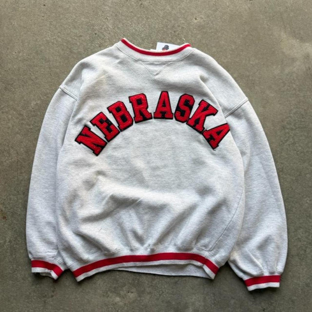 Vintage 90s Nebraska Huskers Spell Out Crewneck - X-Large