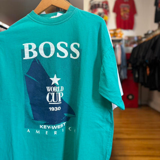 Vintage 90s Boss World Cup Key West America T-Shirt