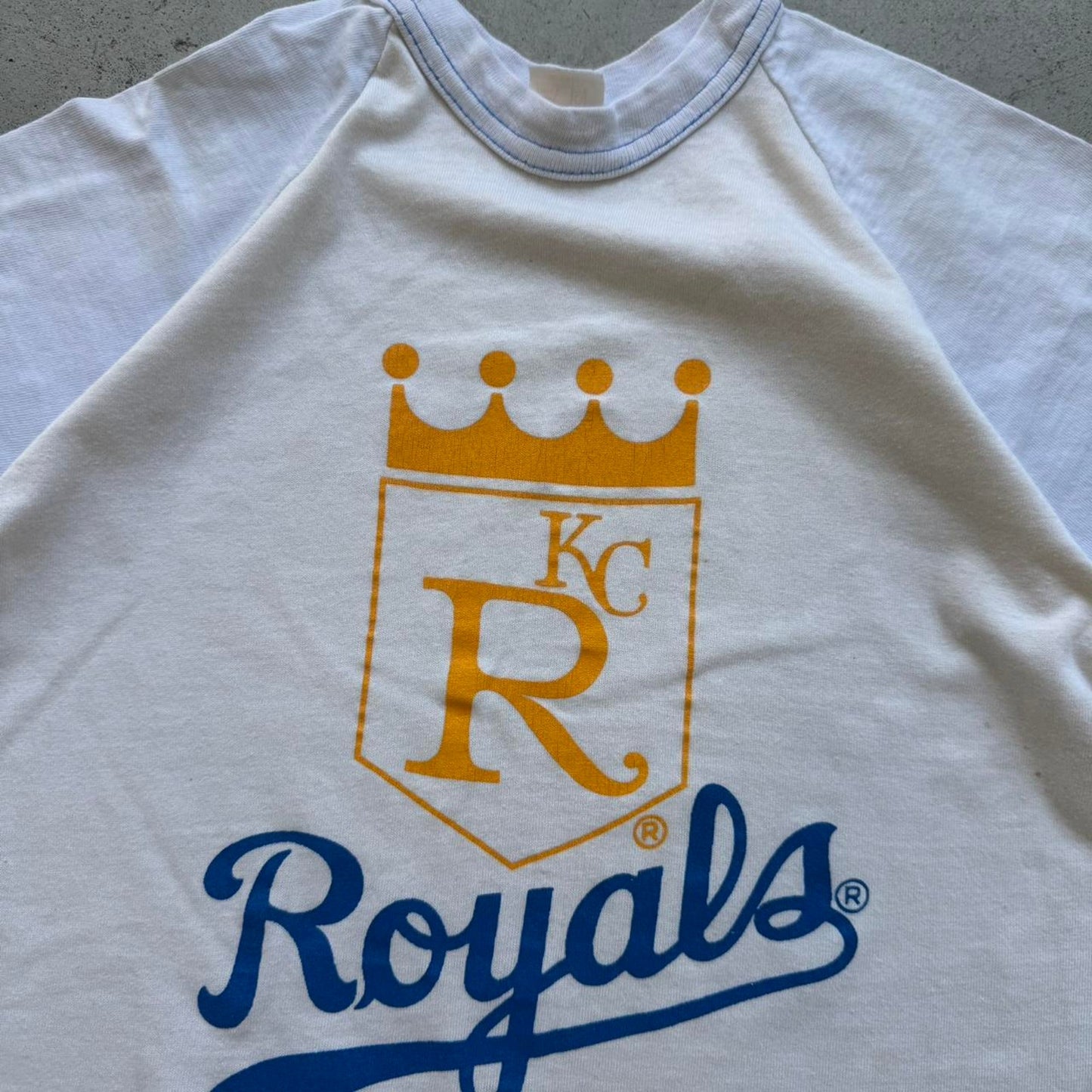 Vintage 80s KC Royals MLB T-Shirt - Kids Large
