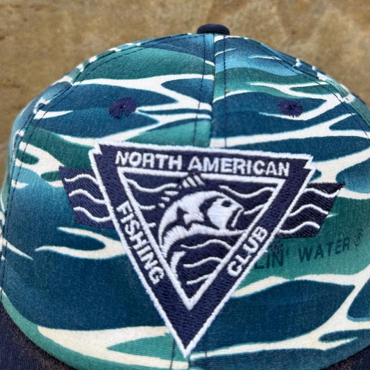 Vintage 90s North American Fishing Club Waves Snapback