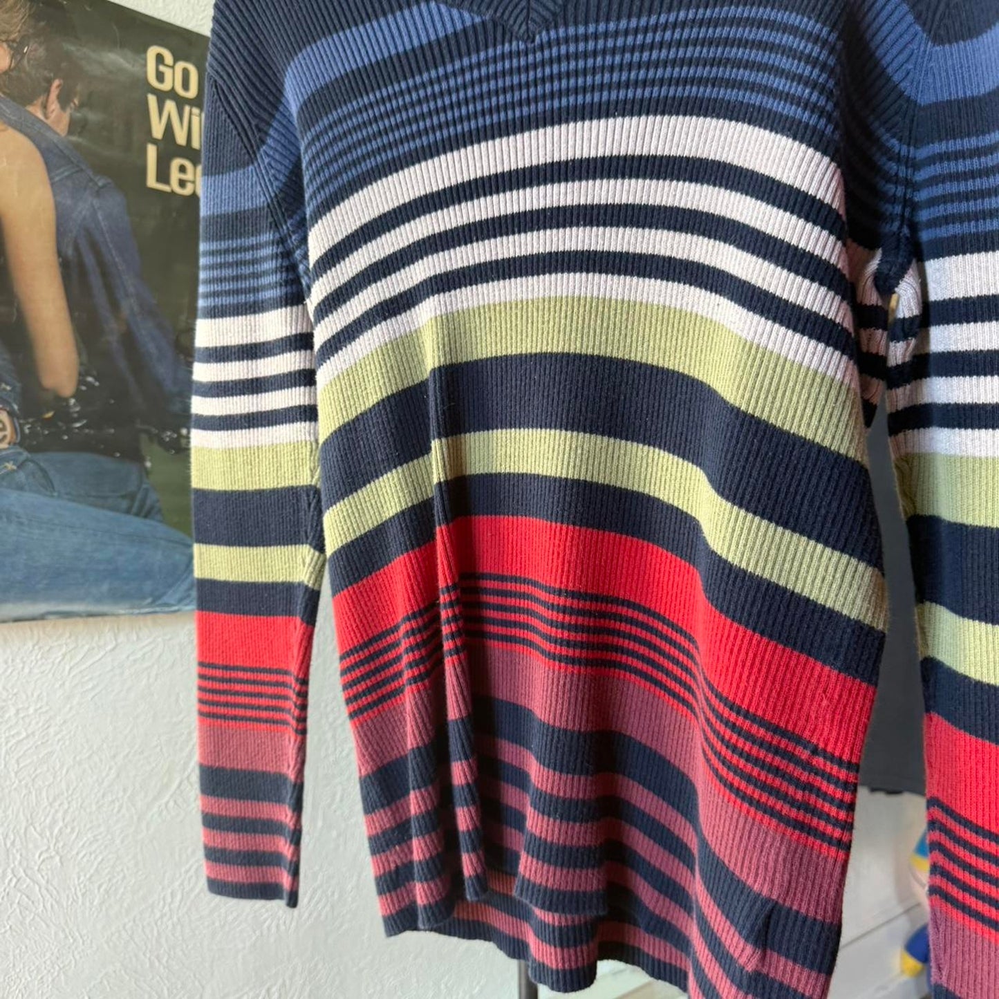 Vintage Liz Clairborne Striped Sweater - X-Large (W)