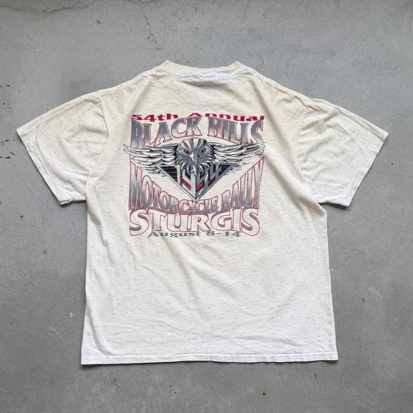 Vintage 1994 Sturgis Black Hills Motorcycle Biker T-Shirt - Large