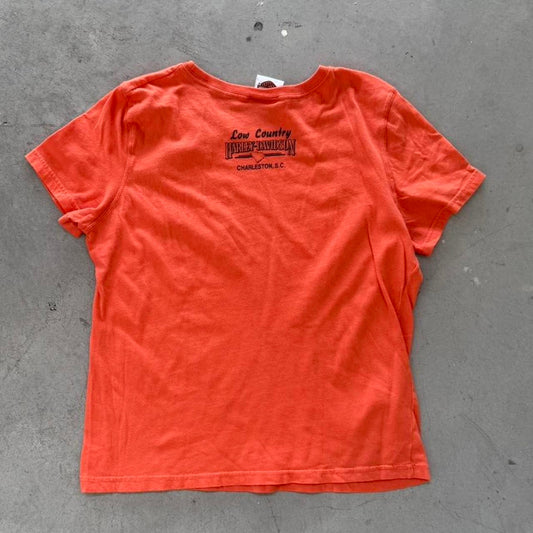 Vintage Y2K Harley Davidson Motorcycles Spread Your Wings T-Shirt - Large (W)