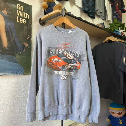 Vintage 90s NASCAR Tony Stewart Racing Crewneck  - XX-Large
