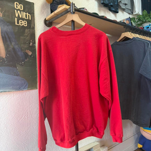 Vintage 90s Nebraska Huskers Embroidered Crewneck - X-Large