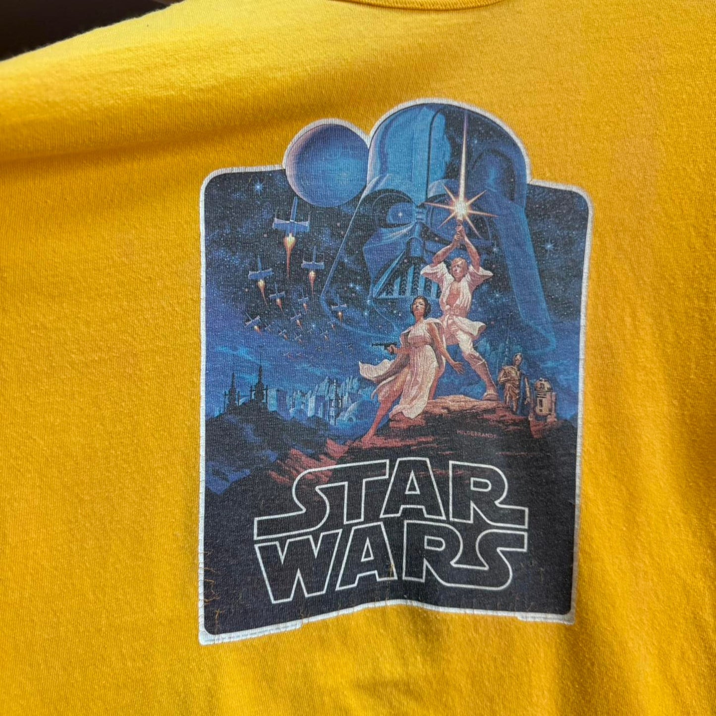 Vintage 70s Star Wars Darth Vader Movie Promo T-Shirt - Large (W)