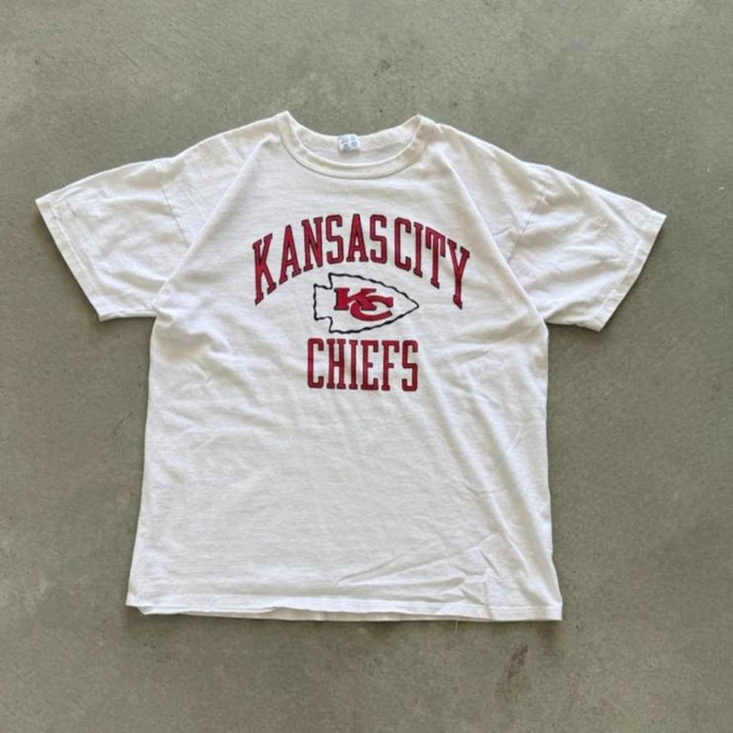 Vintage 80s Kansas City Chiefs Champion T-Shirt - X-Large