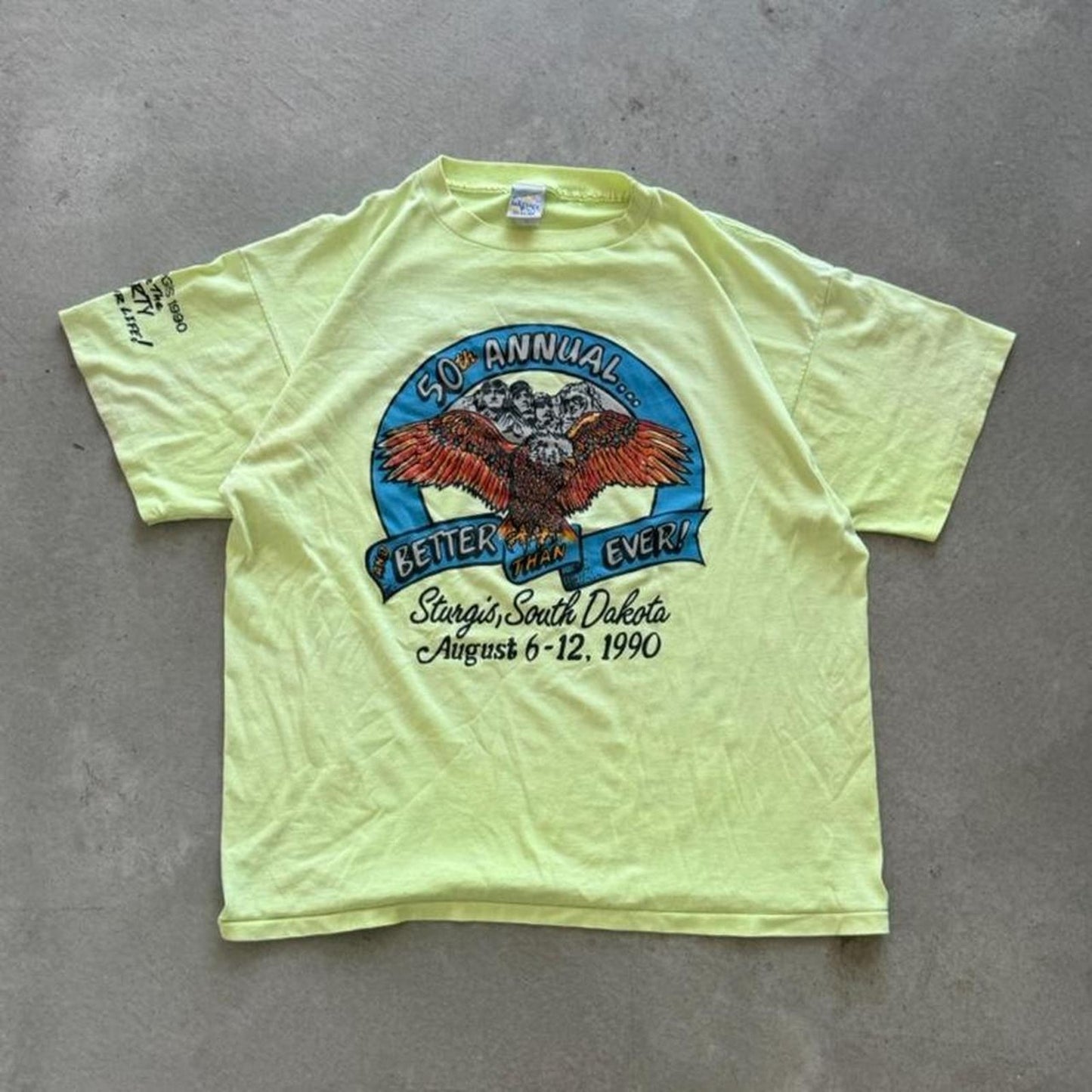 Vintage 90s Sturgis South Dakota T-Shirt - XXX-Large