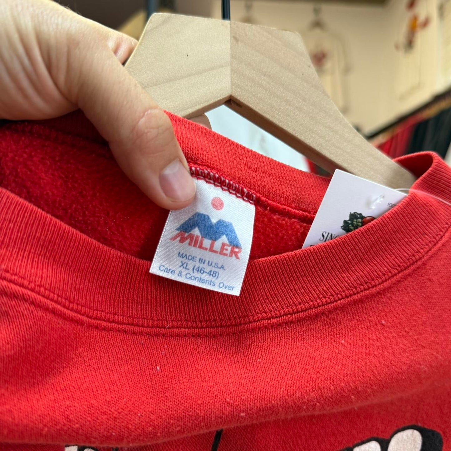 Vintage 90s Nebraska Husker Football Helmet Crewneck - X-Large