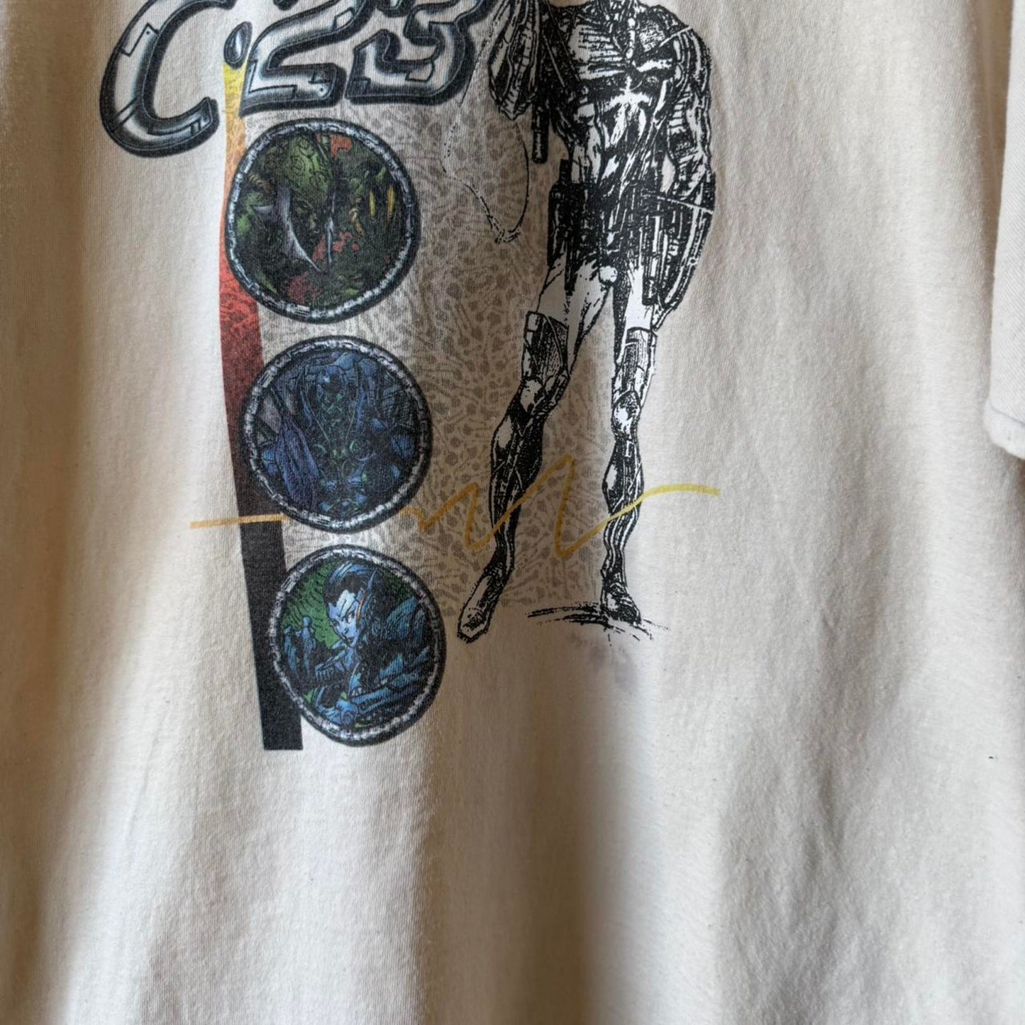 Vintage 90s C23 Trading Card Game T-Shirt - Large