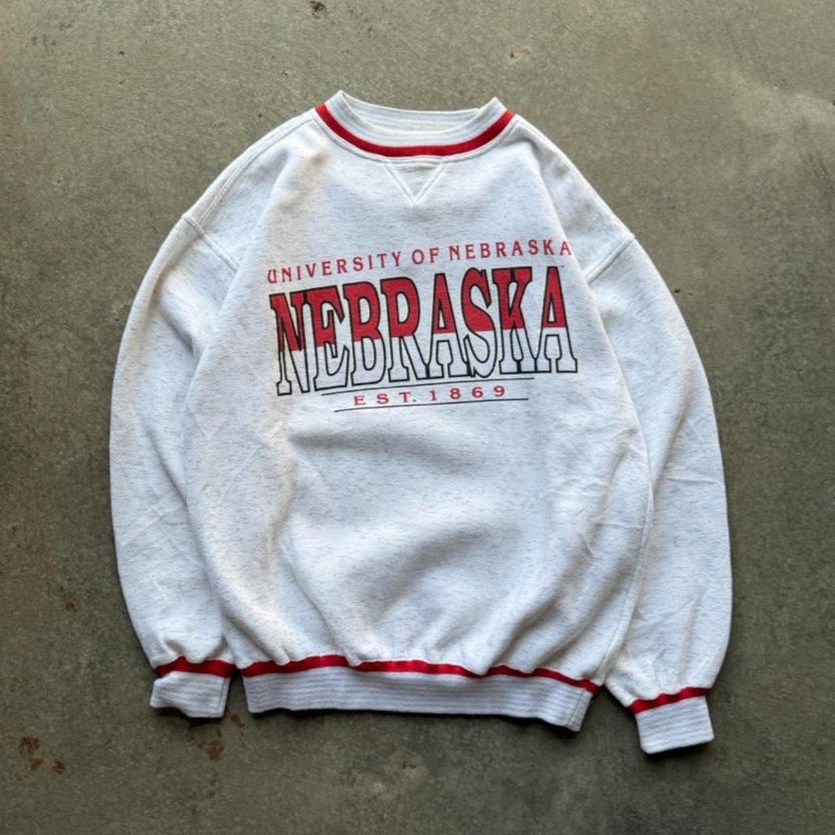Vintage 90s Nebraska Huskers Crewneck - Large