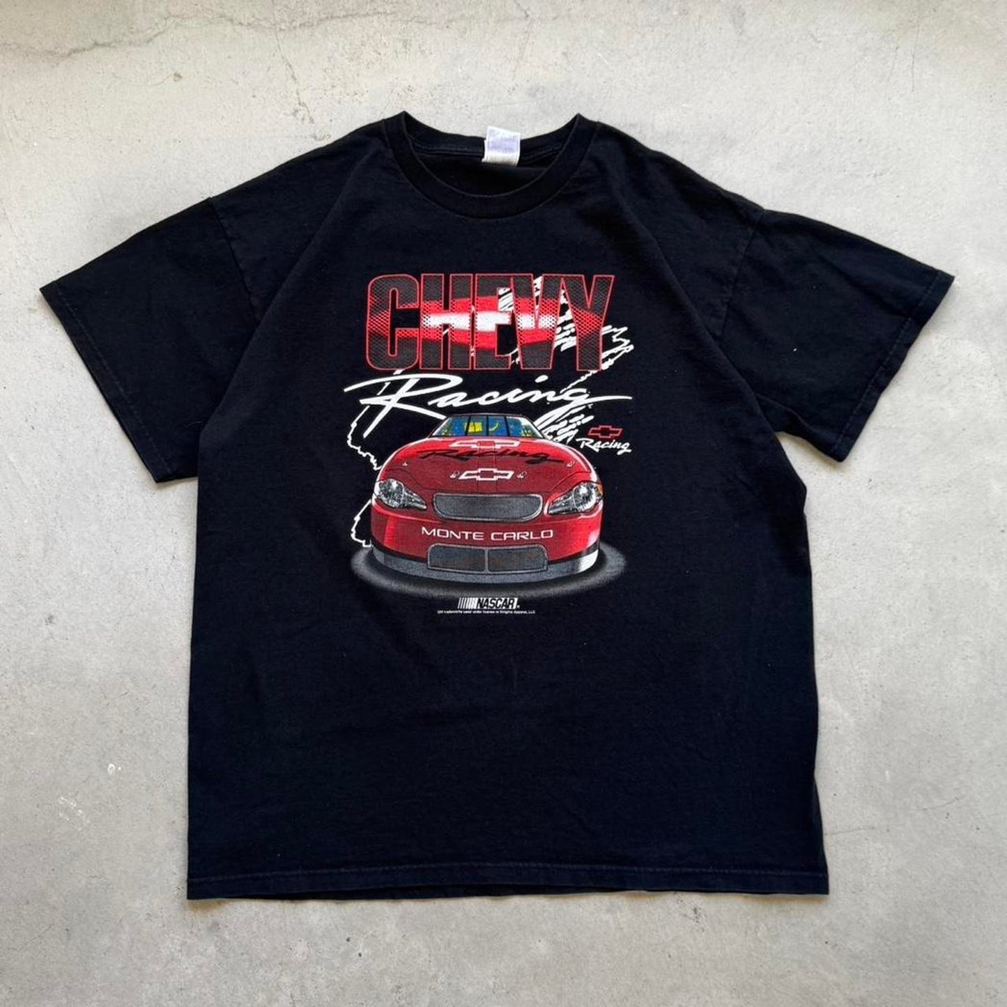 Vintage 90s Chevy Racing NASCAR Car T-Shirt - X-Large