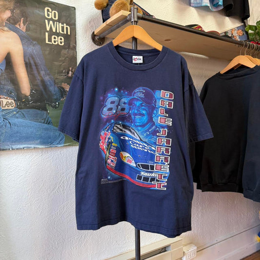 Vintage 90s Dale Earnhardt NASCAR Racing Race Car T-Shirt - Large