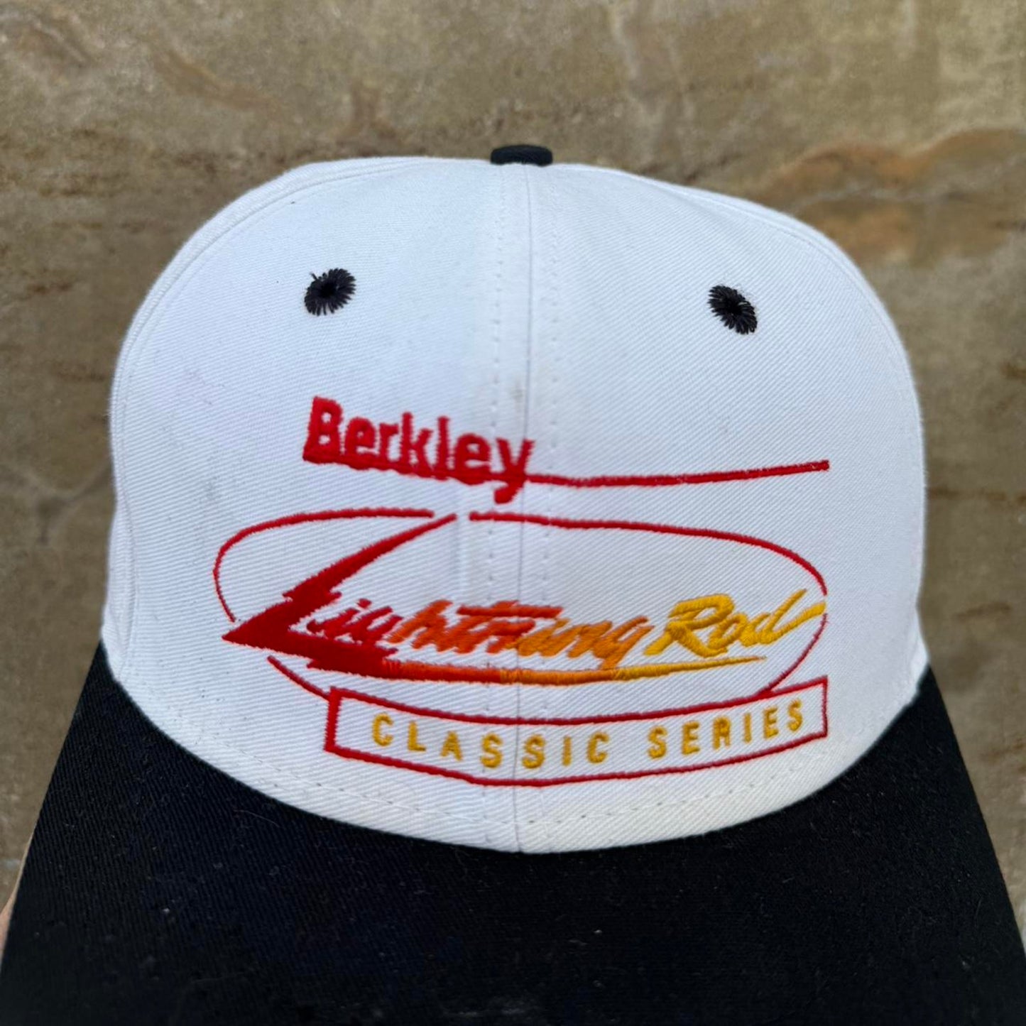 Vintage 90s Berkley Lightning Rod Classic Series Racing Snapback