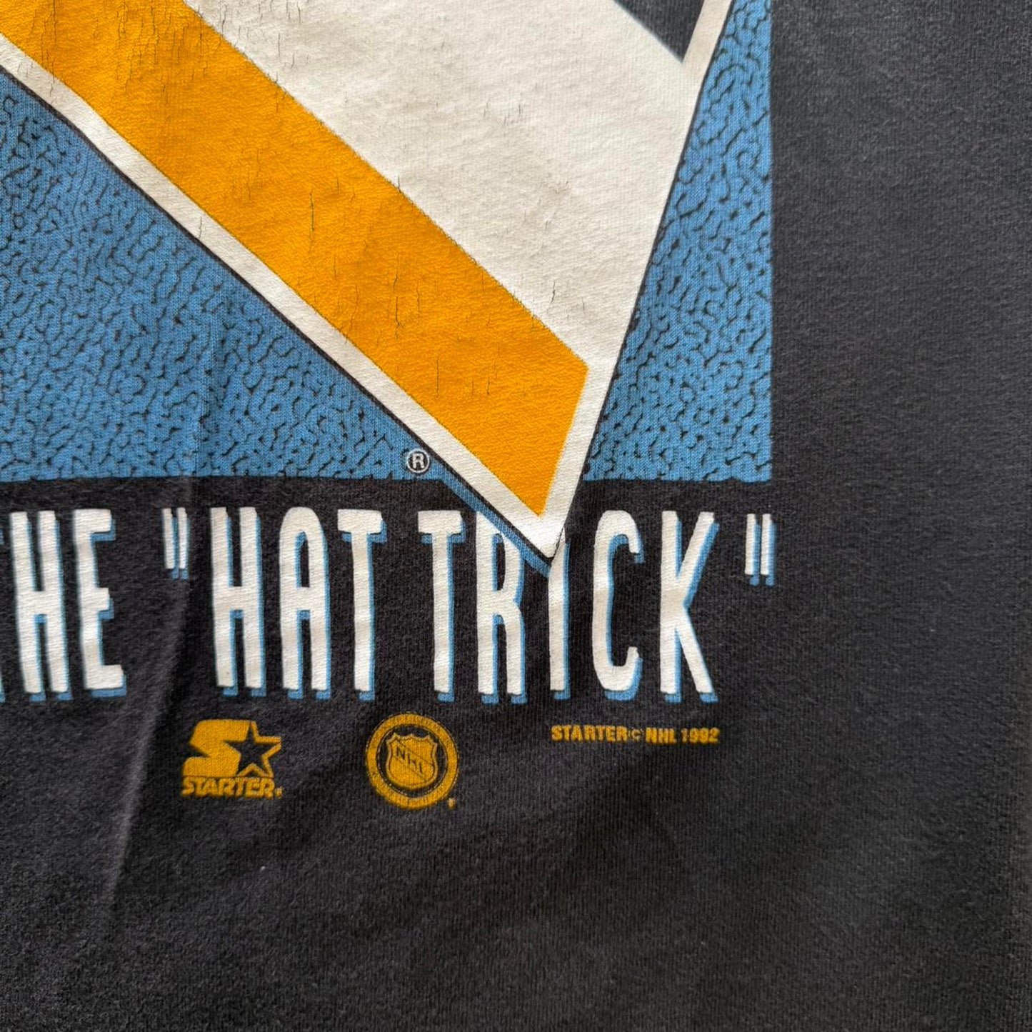 Vintage 90s Pittsburgh Penguins The Goal NHL T-Shirt - Large