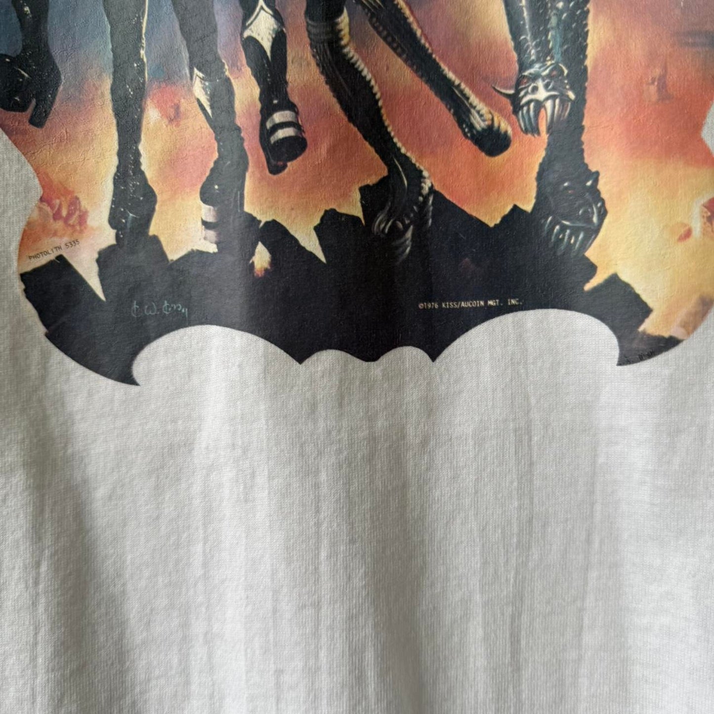 Vintage KISS Band Music T-Shirt - Large