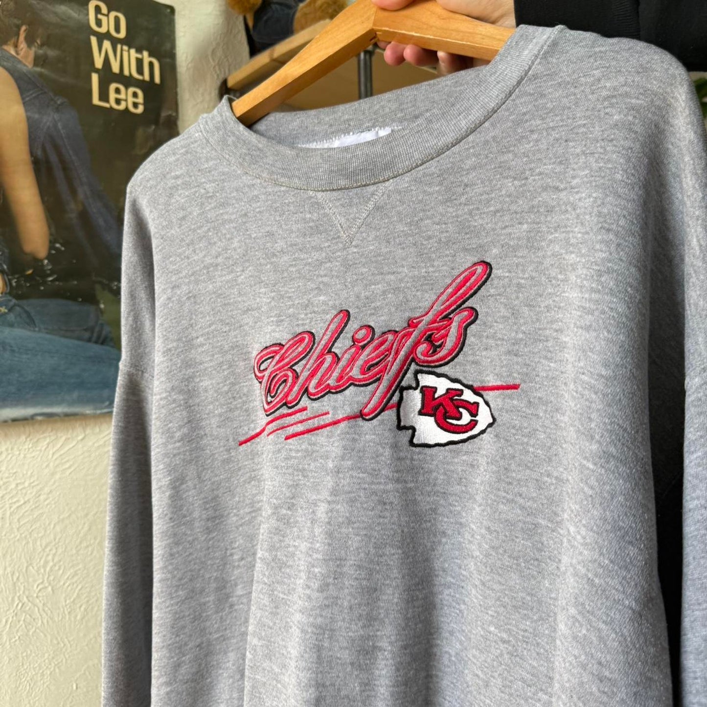 Vintage 90s Kansas City Chiefs NFL Crewneck - XX-Large