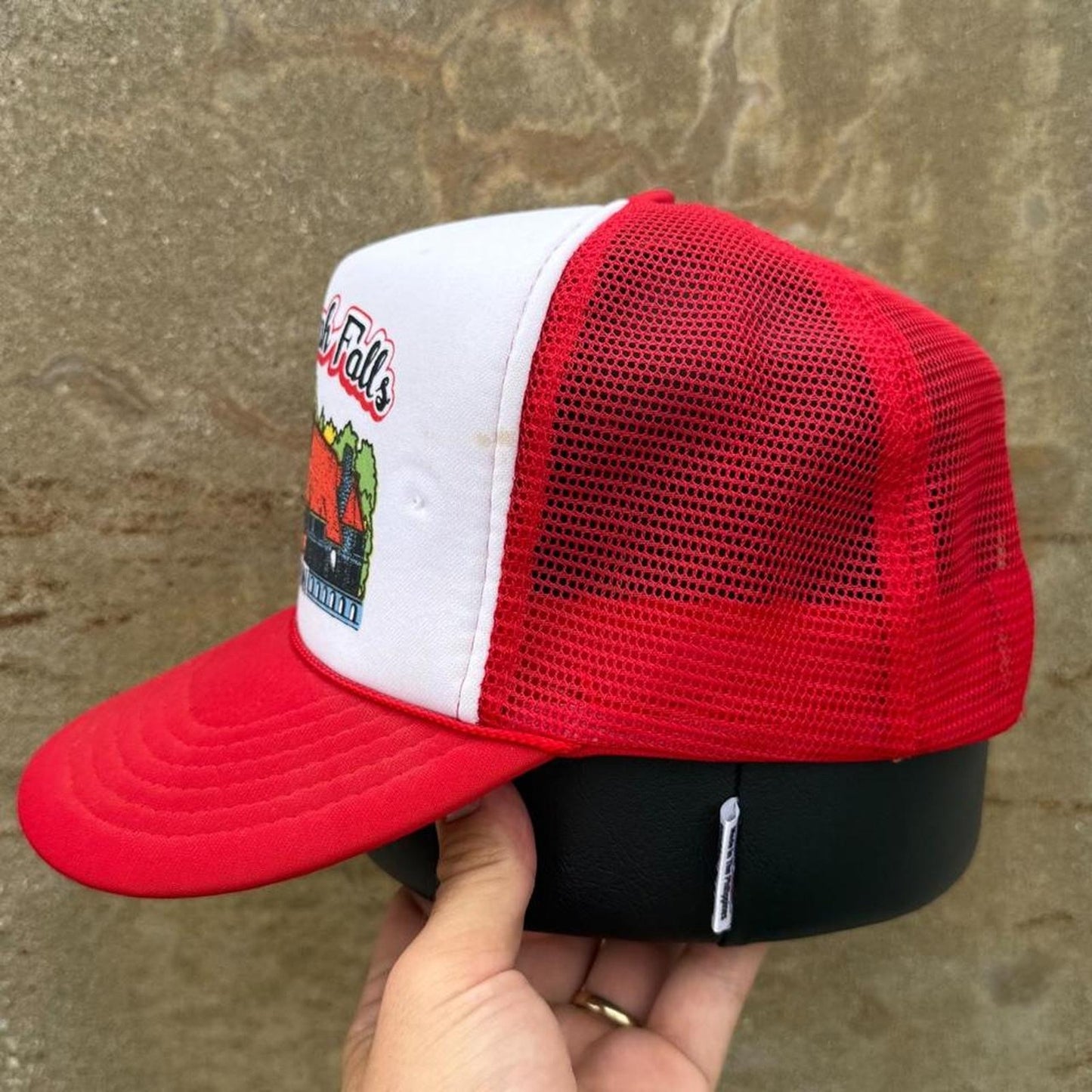 Vintage 90s Multnomah Falls Oregon Trucker Cap