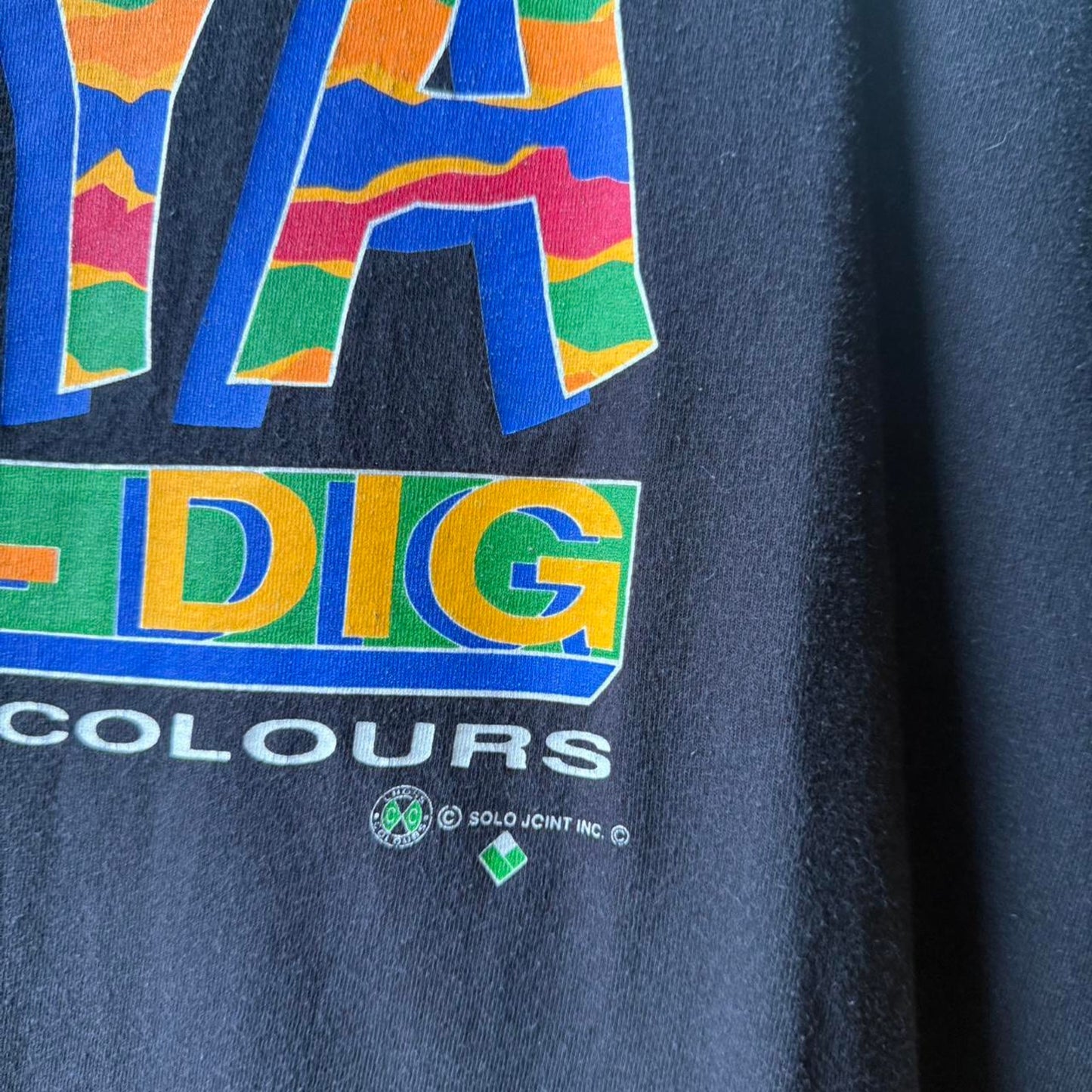 Vintage 90s CYA Criss Cross Rap T-Shirt - OSFA
