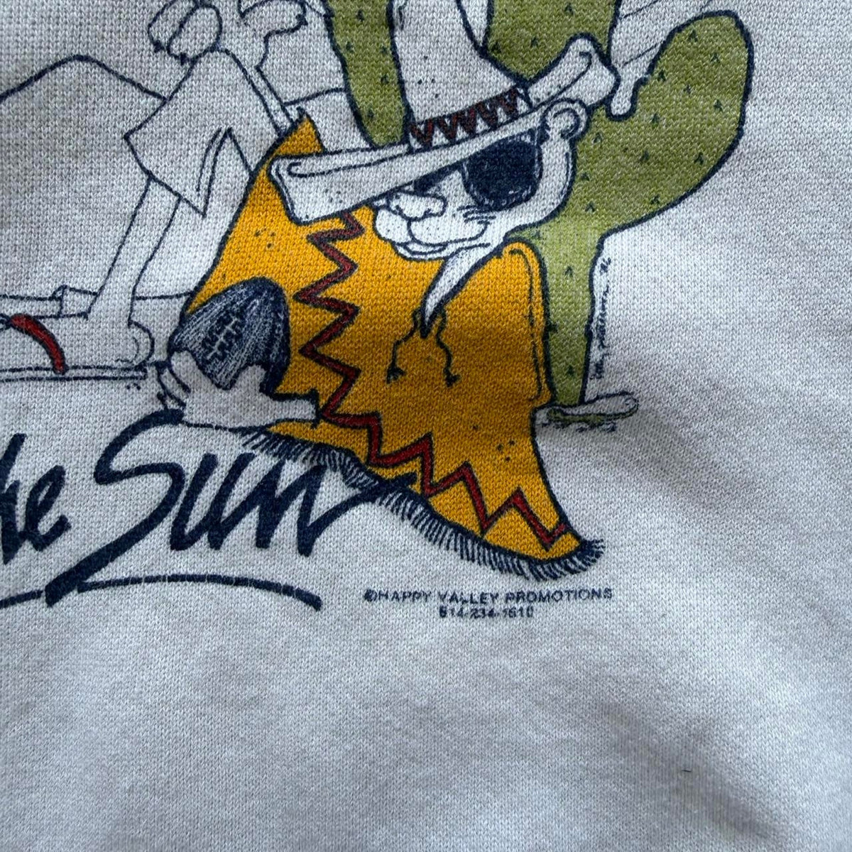 Vintage Numero Uno Lion in the Sun Football Crewneck - X-Large