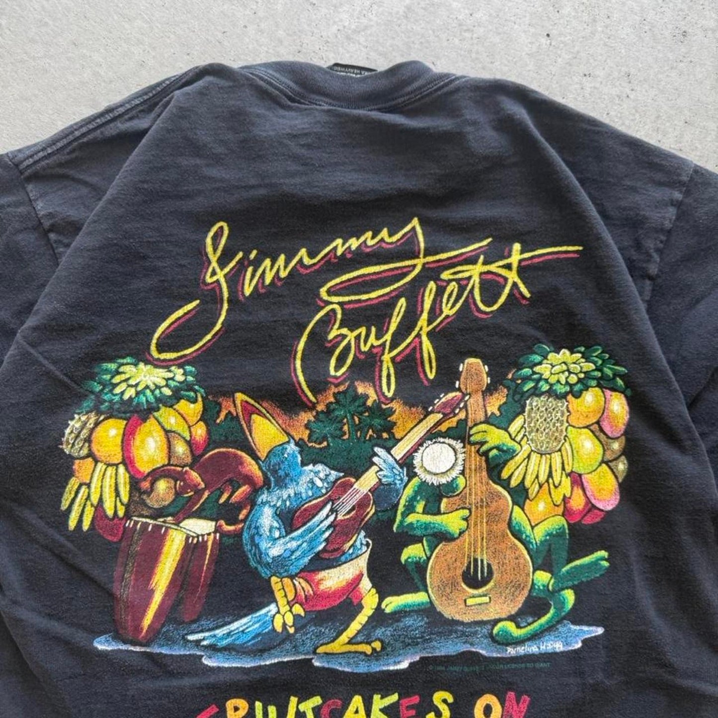 Vintage 90s Jimmy Buffet Fruitcakes on Tour Band T-Shirt - X-Large