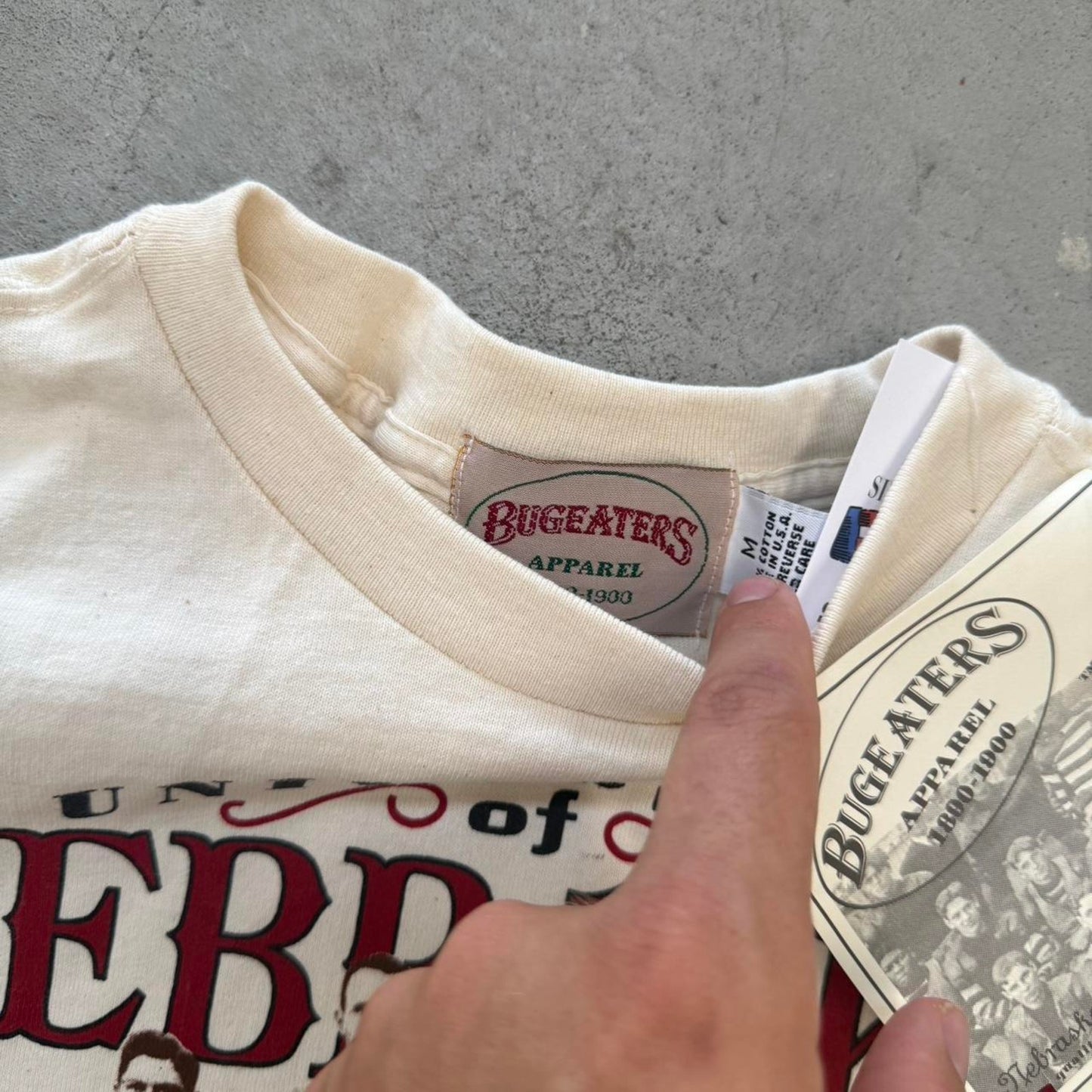 Vintage 90s Nebraska Bugeaters Huskers T-Shirt - Medium