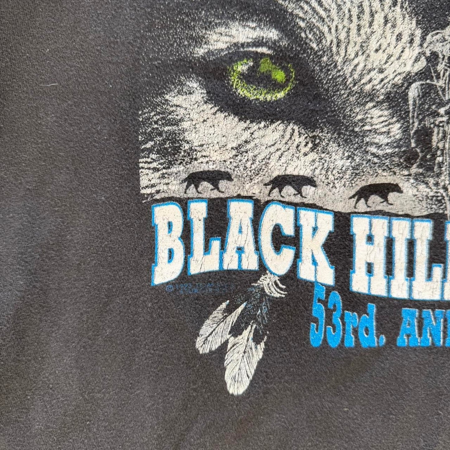 Vintage 1993 Sturgis Black Hills Classic Motorcycle Biker T-Shirt - X-Large